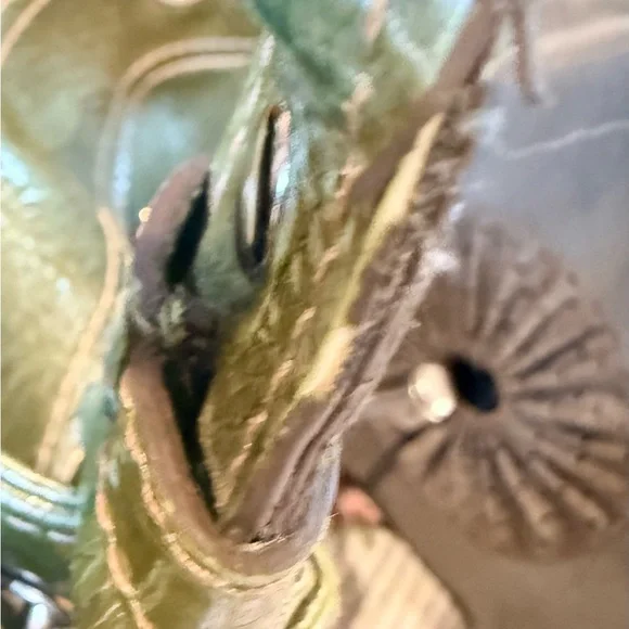 Kathy Van Zeeland Purse Metallic Green Silver Charm Satchel Bag - Picture 16 of 16